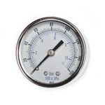 2” Premium Gauge (chrome bezel) 1/4” Back Connection (SAD2002)