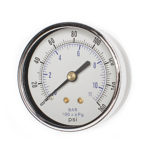 2 ½” Premium Gauge (chrome bezel) 1/4” Back Connection (SAD2502)