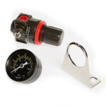 Miniature Regulator 1/4” c/w gauge and bracket (Universal)