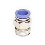 Male Connector - Nickel Plated Brass