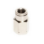 Female Connector - Nickel Plated Brass