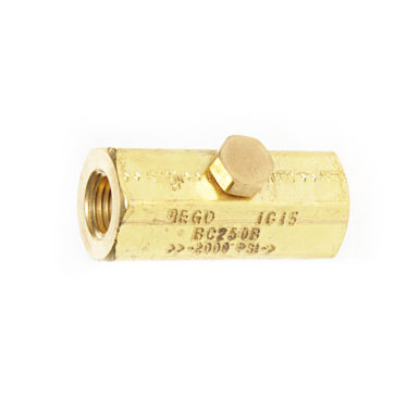 Check Valve - Female - Female 2000 psi maximum