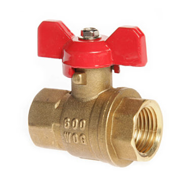 T Handle Brass Ball Valve - Full Port