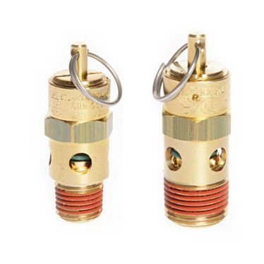 Midwest Control SB50-275 ASME Soft Seat Safety Valve 250 Degree F Max Temperature 1/2 NPT 275 psi 1/2 1/2 NPT All Brass with Stainless Steel Springs